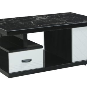 black marble center table