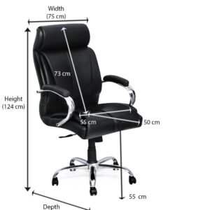 black office chair