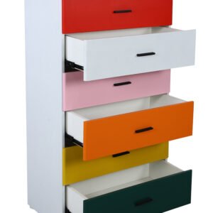 colorful storage cabinet