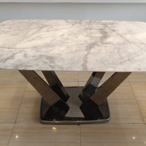 white marble top